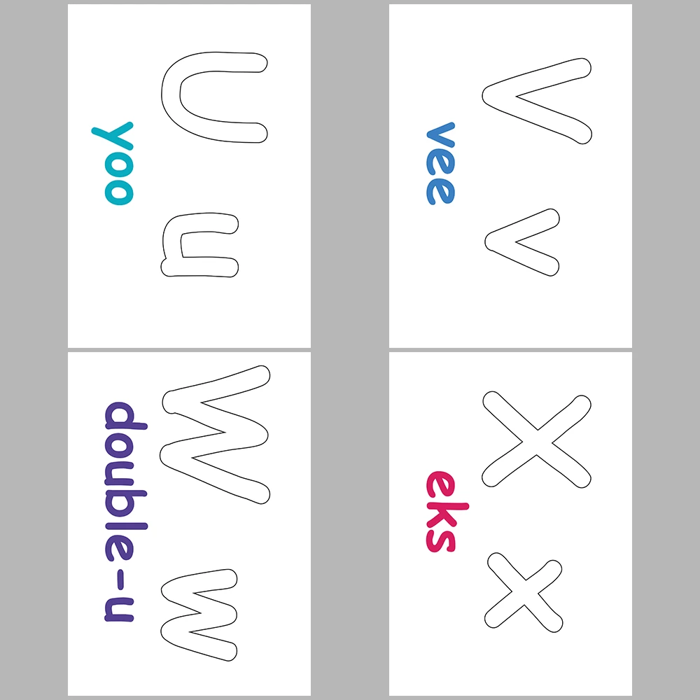 Learning Letters: Uppercase and Lowercase Letter Coloring Activity (With Pronunciation)