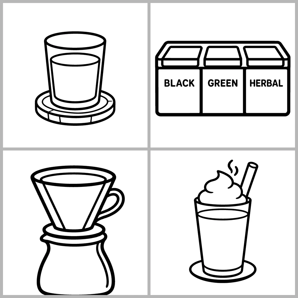 Cozy Coffee – Tea Coloring Book
