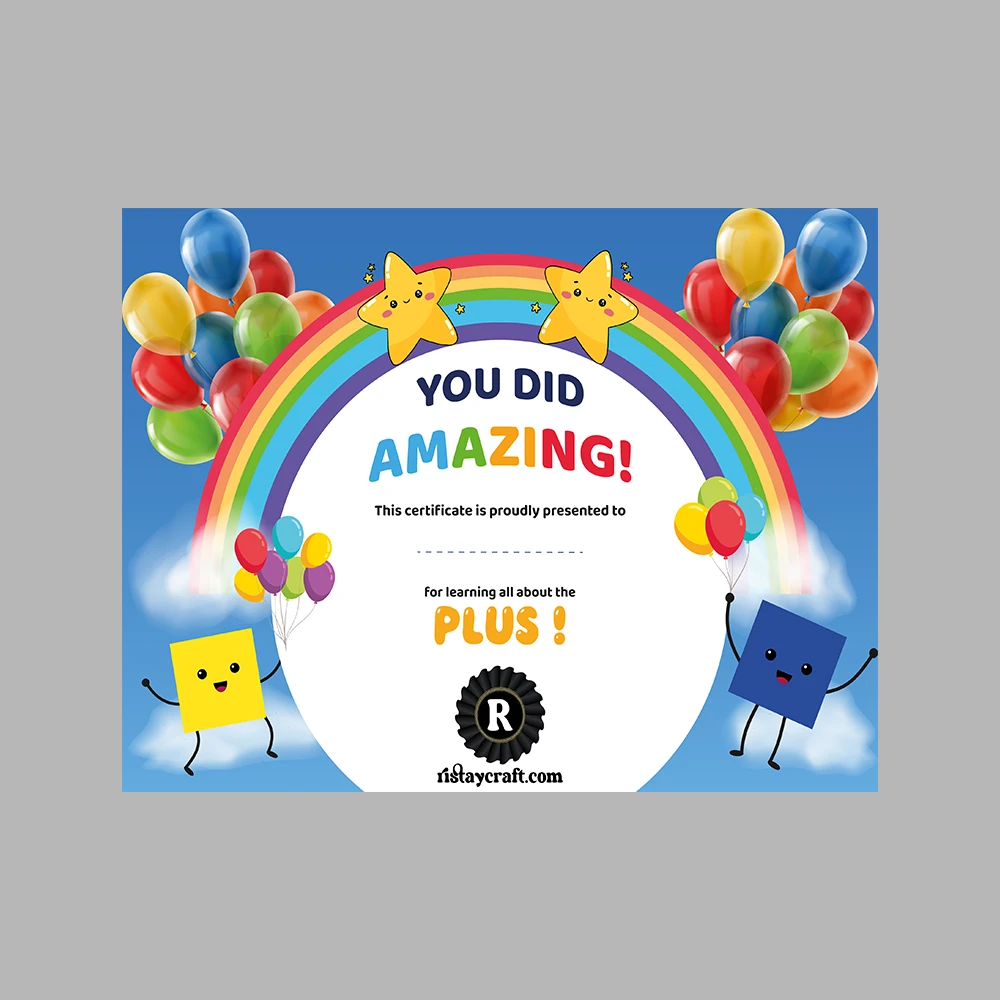 Learning Shapes – Plus