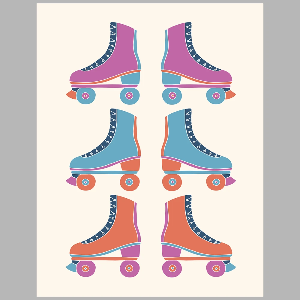 blue and purple themed poster