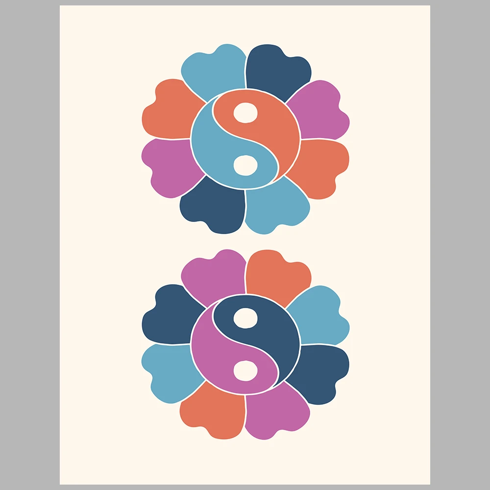 blue-themed posters