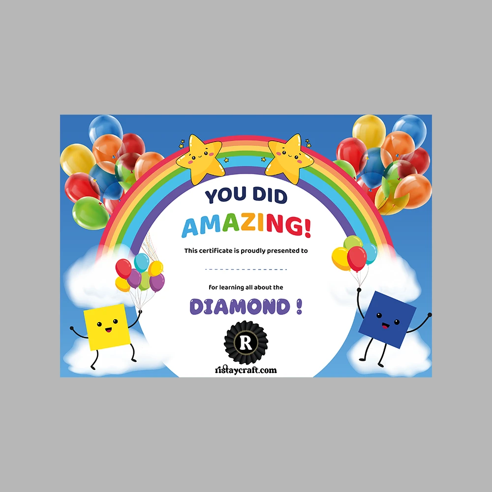 Learning Shapes – Diamond
