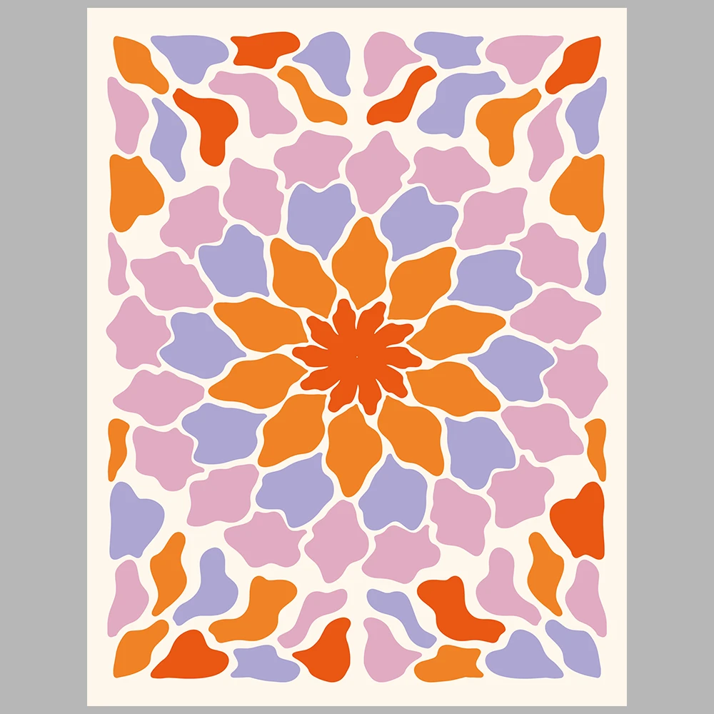 lilac-themed posters