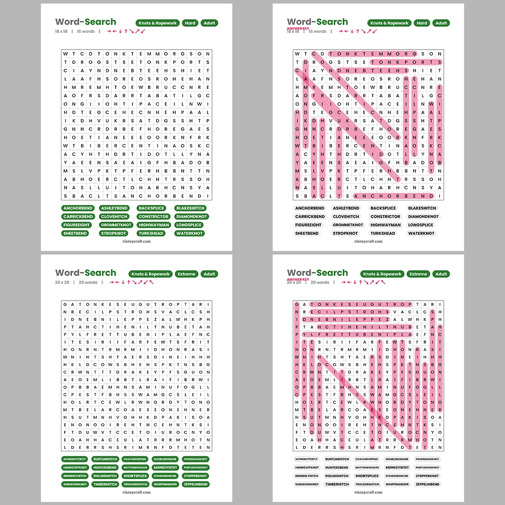 Word Search – Meteorology Instruments – Mountains & Peaks -Themes