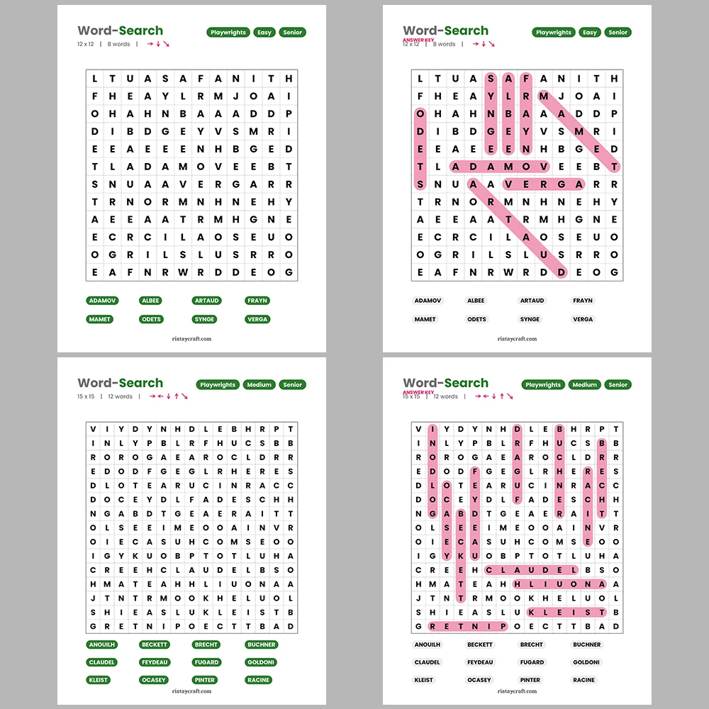 Word Puzzle – Stamps & Philately – Opera – Themes