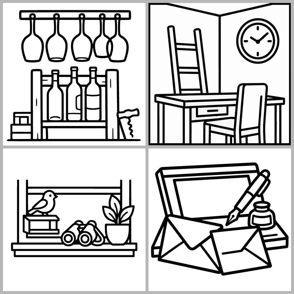 Corners Cozy Coloring Book