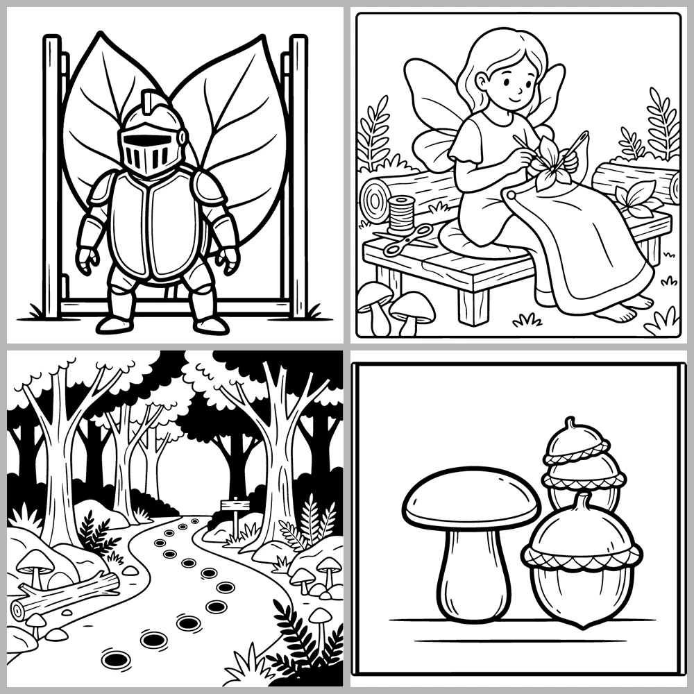 Cozy Fairy – Magical Coloring Book