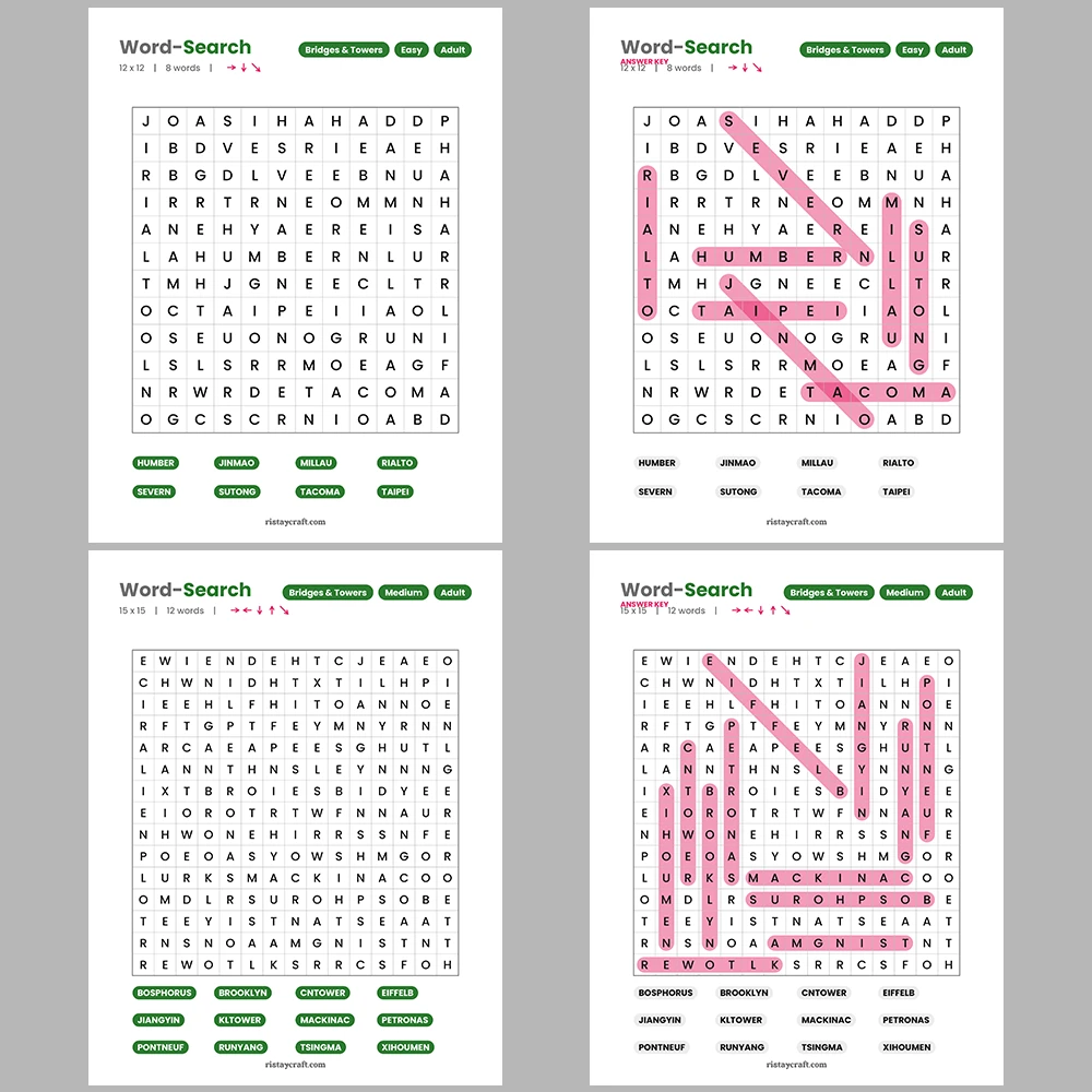 Word Search – Archaeology – Marketing & Advertising – Themes
