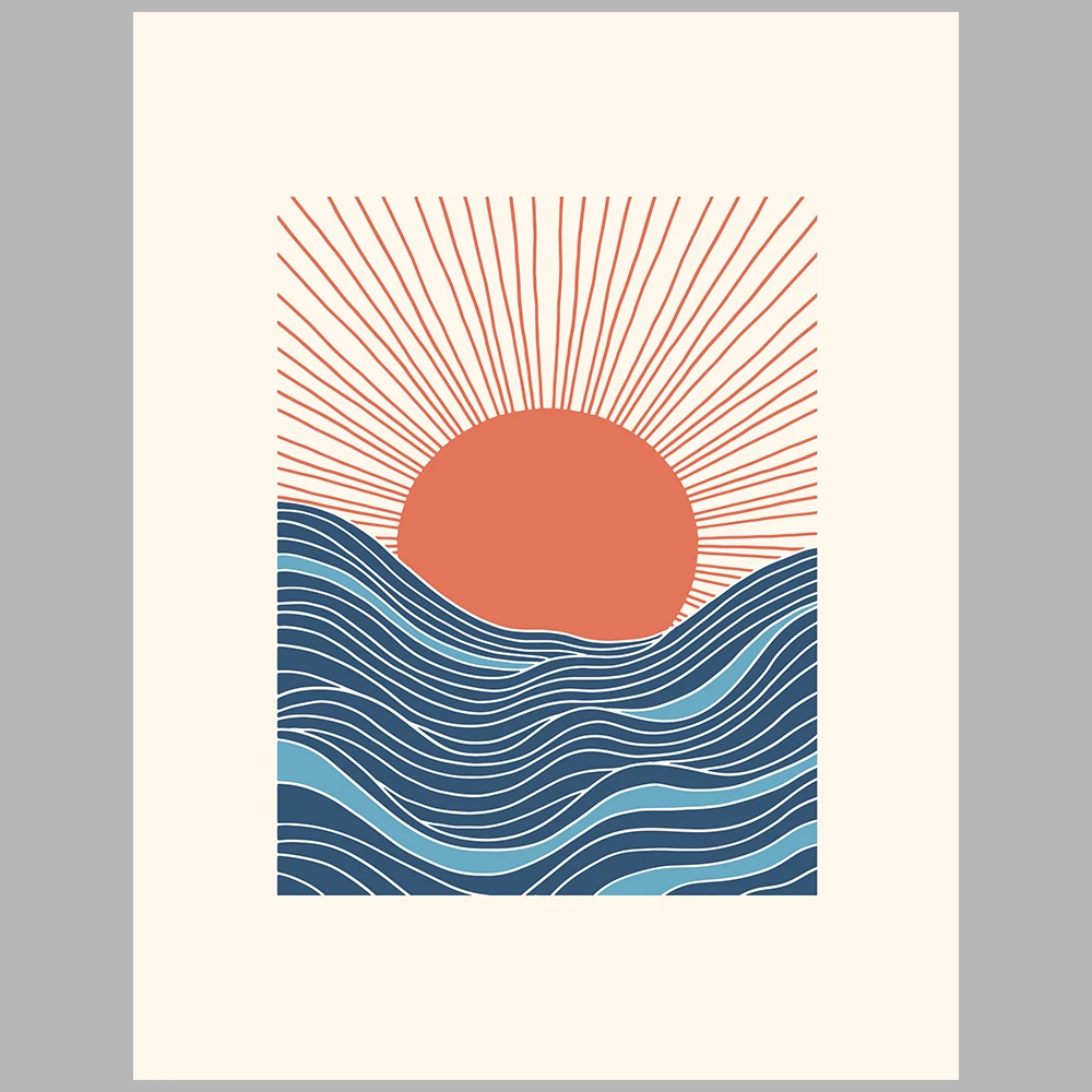 blue-themed posters