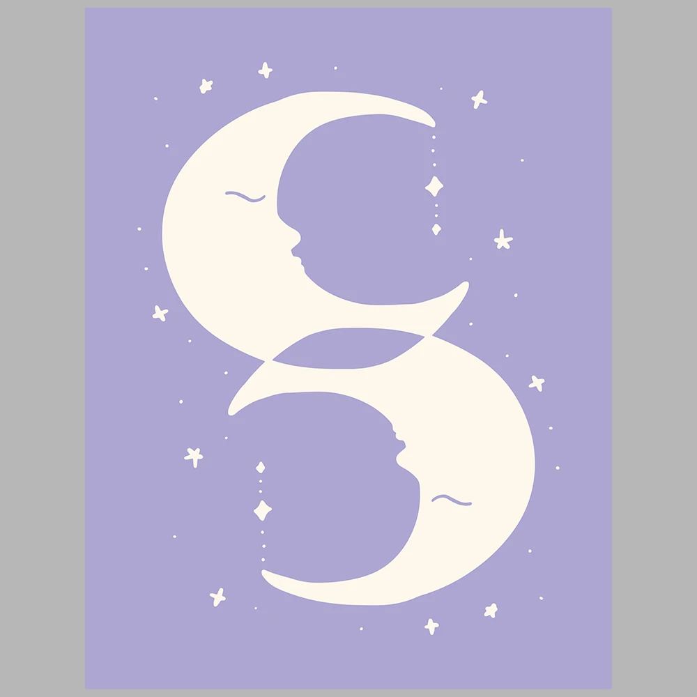 lilac-themed posters
