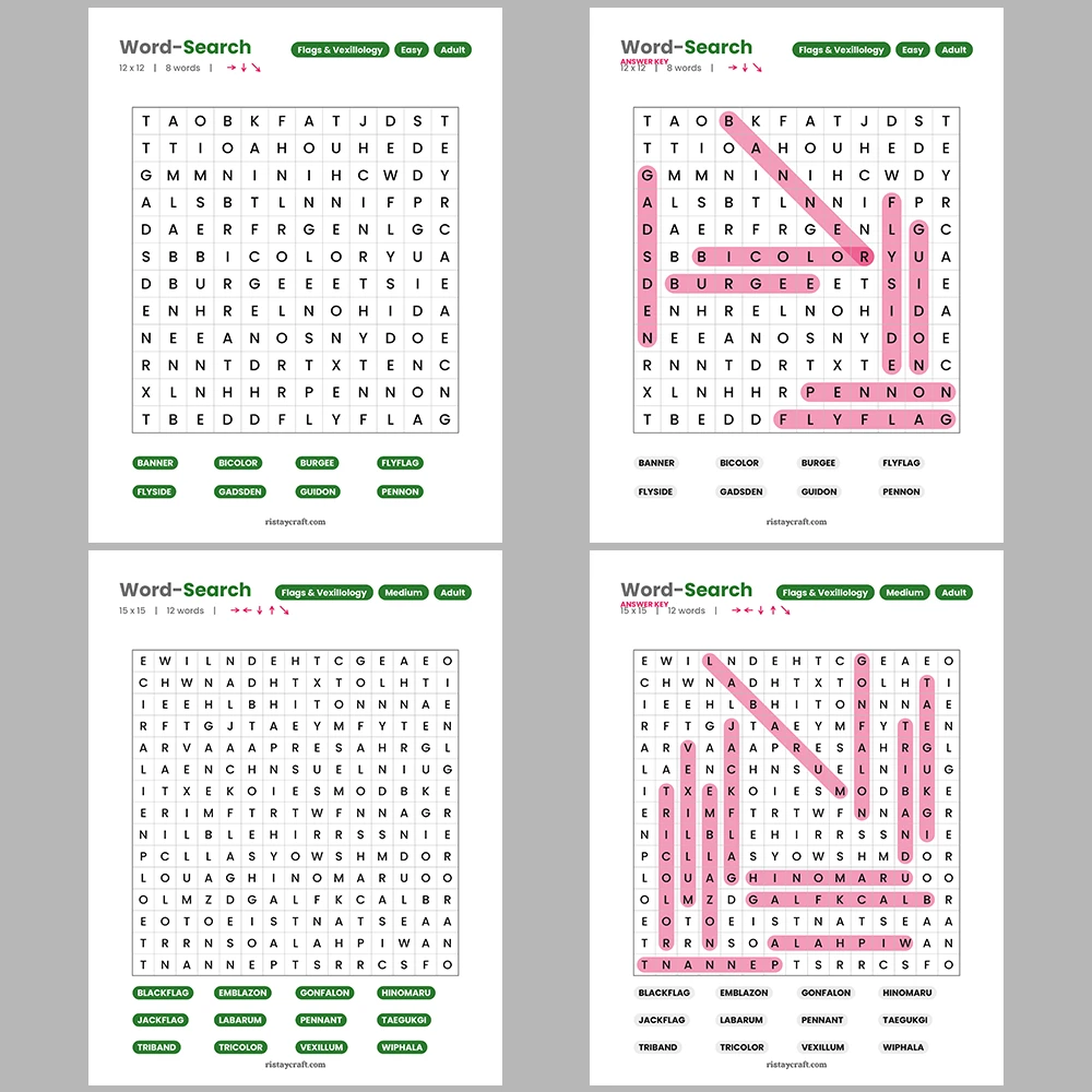 Word Puzzle – Cacti & Succulents – Broadway & Musicals – Themes