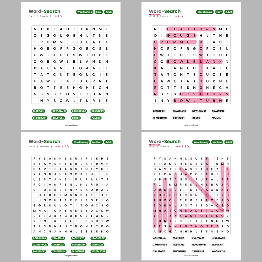 Word Puzzle – Board & Card Games – Music Theory & Notation – Themes