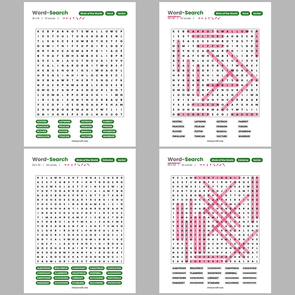 Word Puzzle – Origami & Paper Folding – Philosophers & Thinkers – Themes