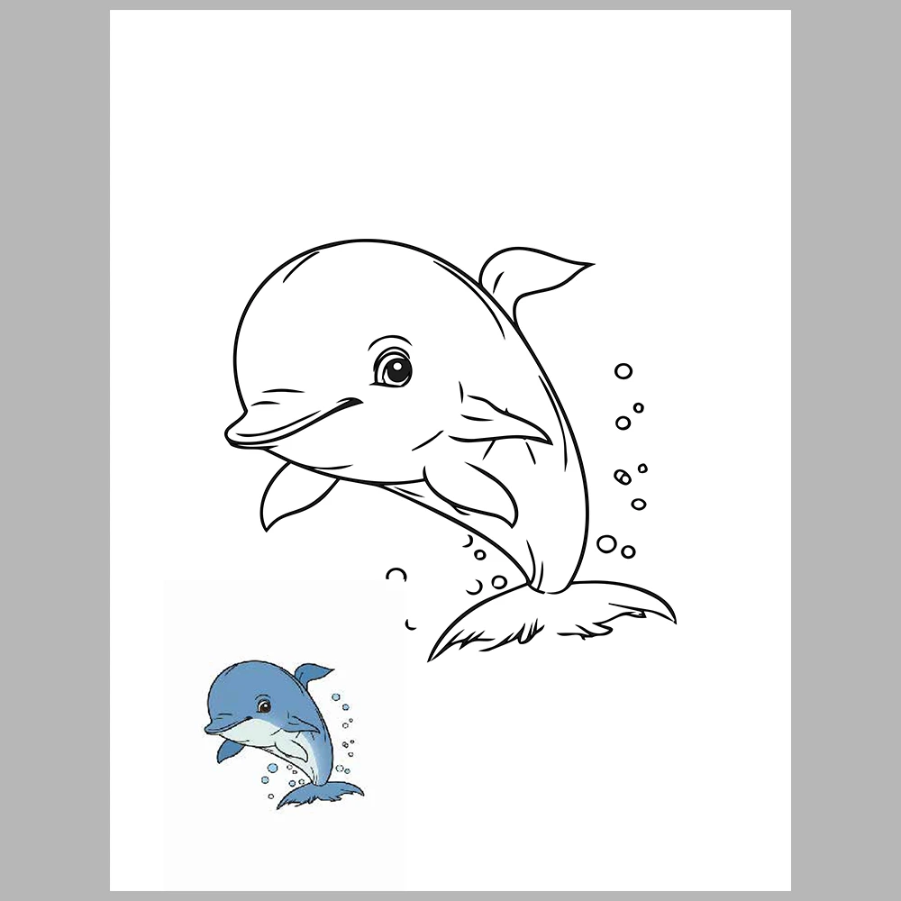 Cute Animal Coloring Pages / With Reference Image – Vol. 3