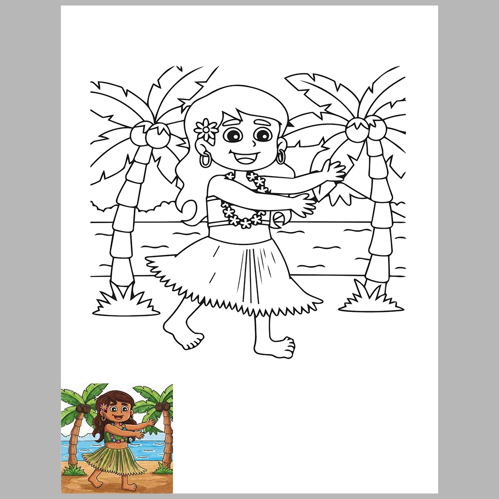 Mixed coloring pages – With Reference Images.