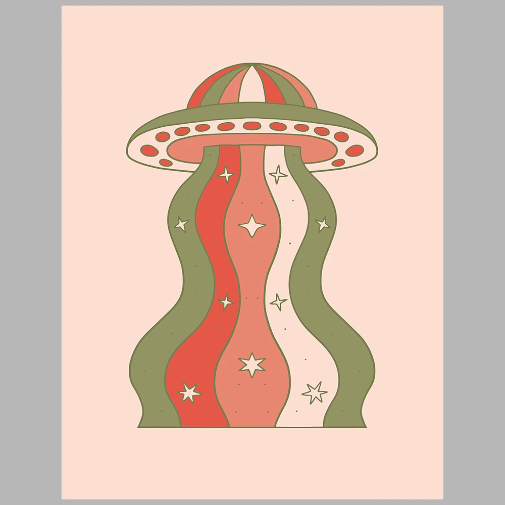 green and red themed posters