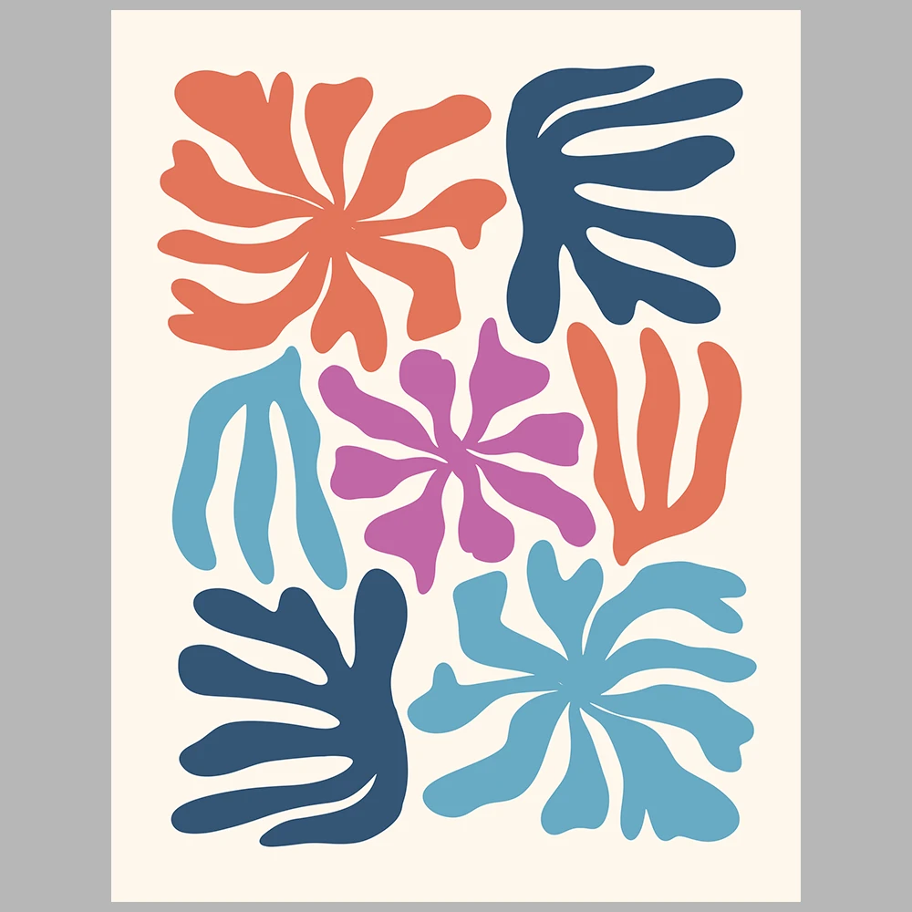 blue-themed posters