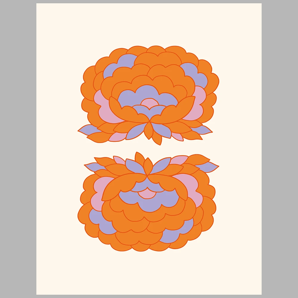 lilac-themed posters