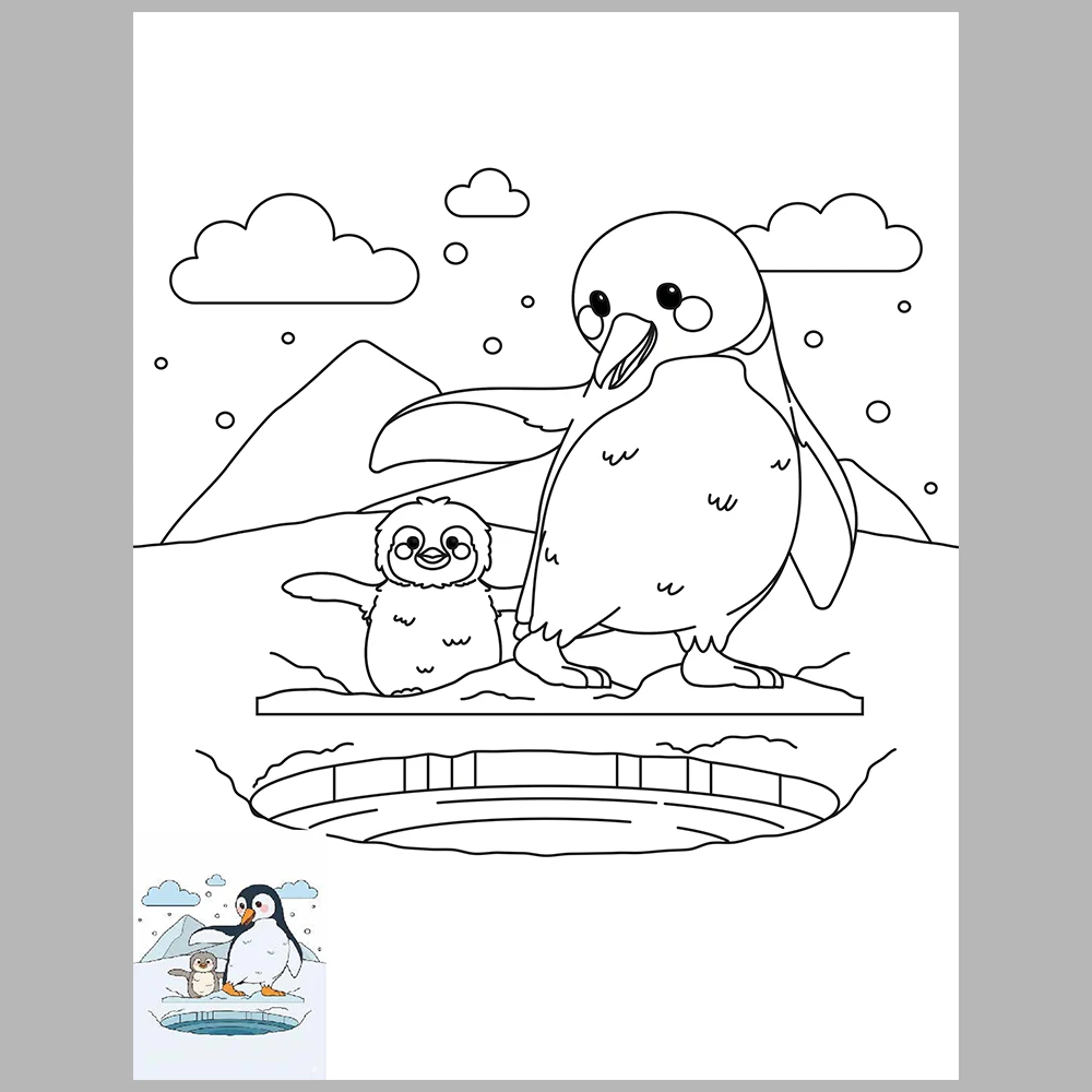 Winter Season Coloring Pages – Reference Images