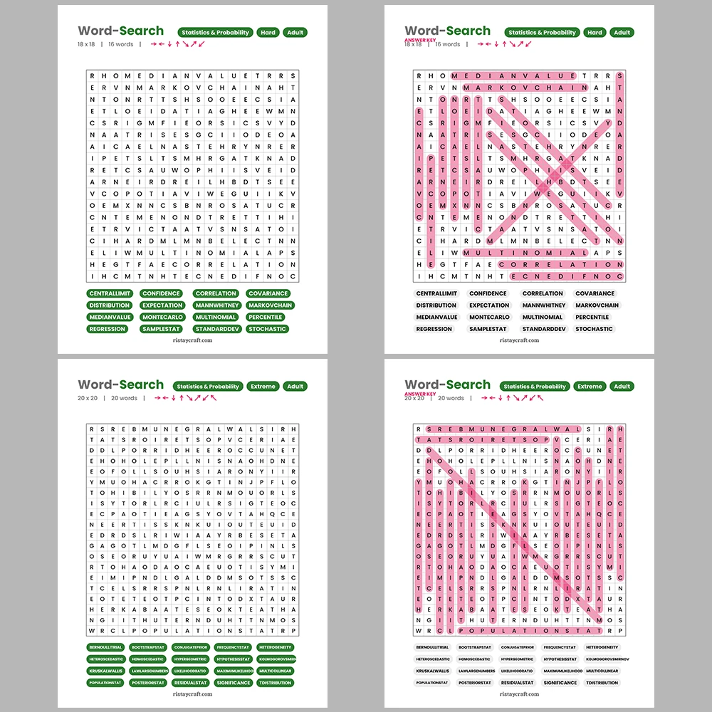 Word Search – Meteorology Instruments – Mountains & Peaks -Themes