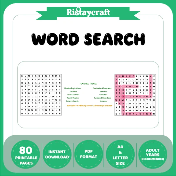 Word Puzzle – Insurance – Dinosaurs – Themes