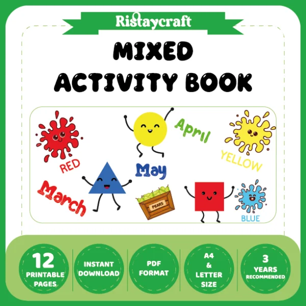 “Learning Basic Concepts for 3-Year-Olds” Pages
