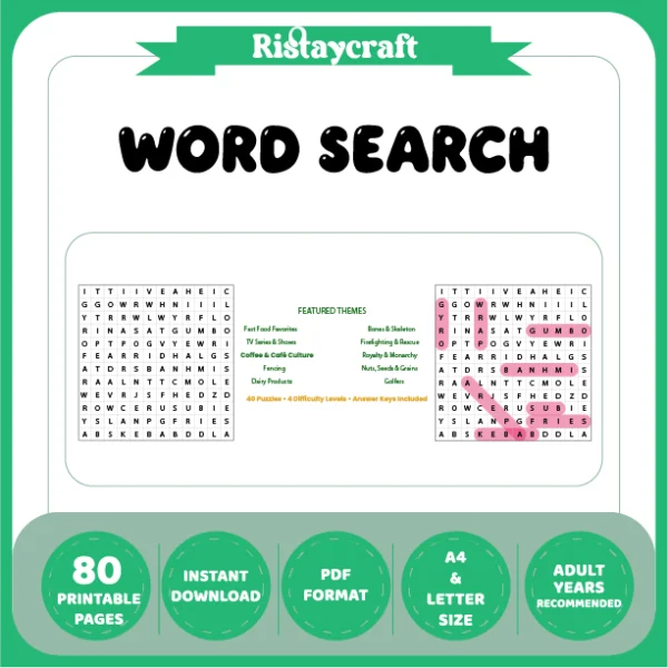 Word Puzzle – TV Series & Shows – Firefighting & Rescue – Themes