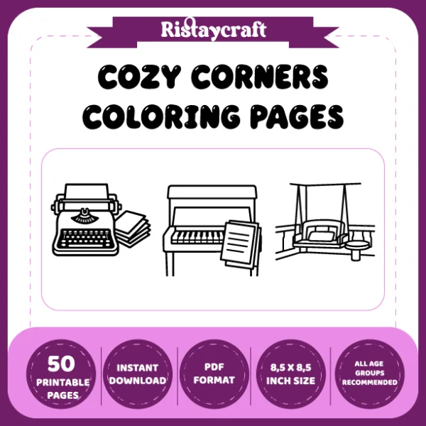 Corners Cozy Coloring Book