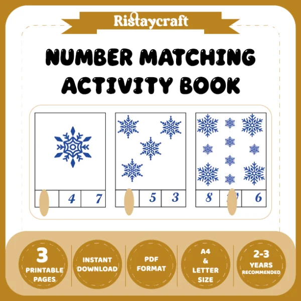 Number-Snowflake Matching Pages