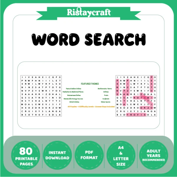 Word Puzzle – Herbalism & Medicinal Plants – Airlines – Themes