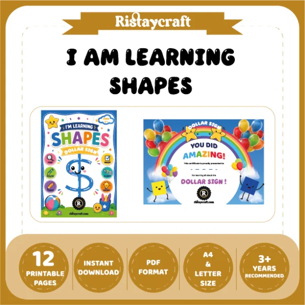 Learning Shapes – Dollar Sign