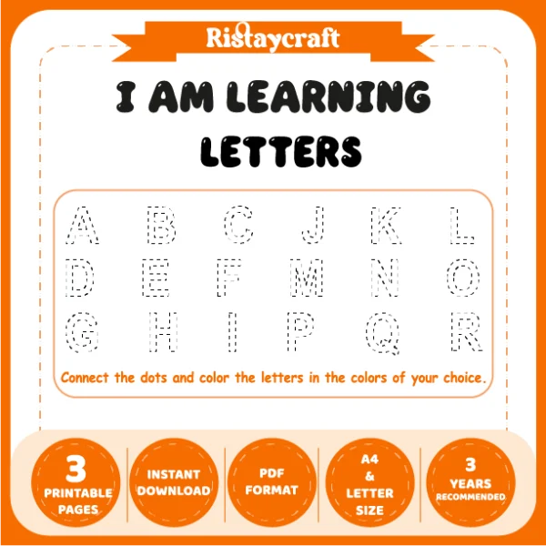 I’m Learning the Letters Uppercase Writing Practice