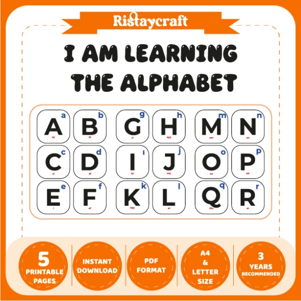 Learning the Alphabet – Suitable for Use with Classic-Themed Flashcards