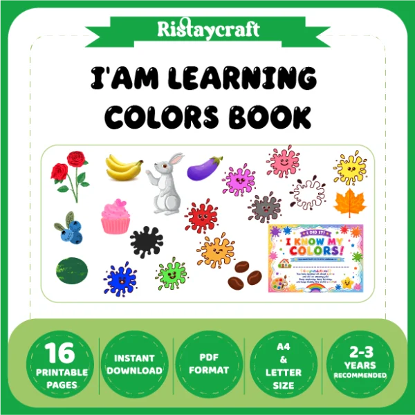I Am Learning Colors Book