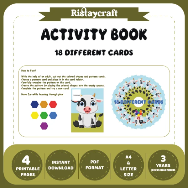 Cow-Themed Analytical Intelligence Card Game