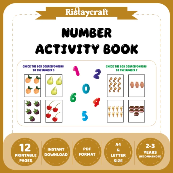 Number Recognition and Matching Activity and Game