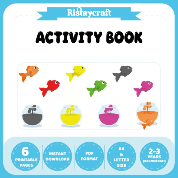 I Am Learning Colors – Color Matching Activity Book