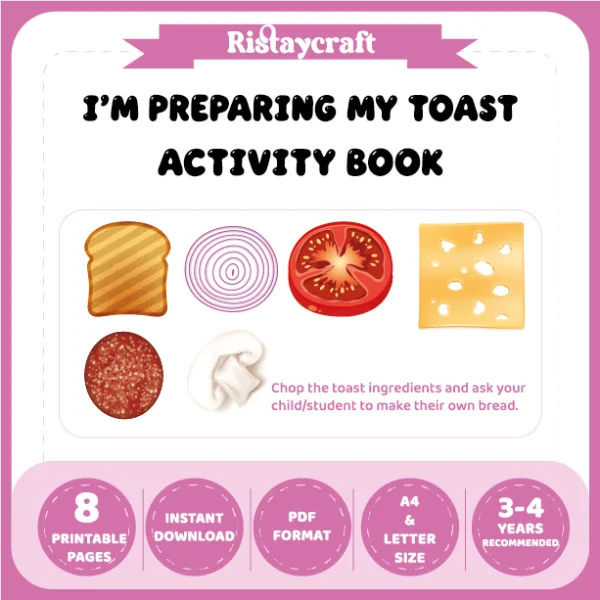 I’m Preparing My Toast Activity Book