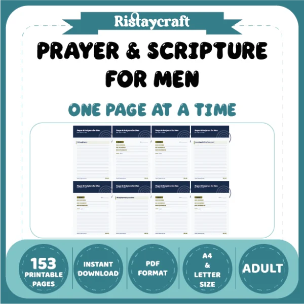Prayer & Scripture for Men