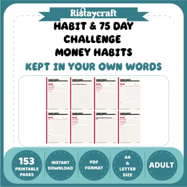 Habit & 75 Day Challenge Money Habits