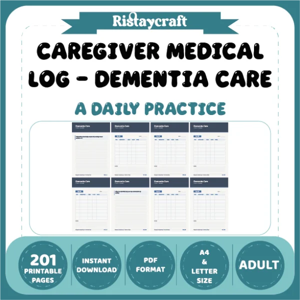 Caregiver Medical Log – Dementia Care