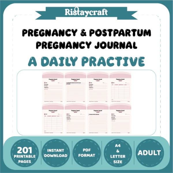 Pregnancy & Postpartum Pregnancy Journal
