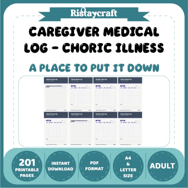 Caregiver Medical Log – Chronic Illness