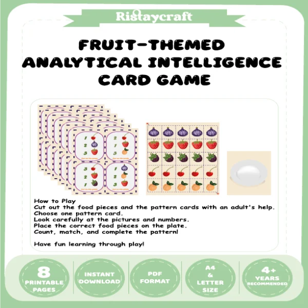 Fruit-themed Anaiytical Intelligence Card Game
