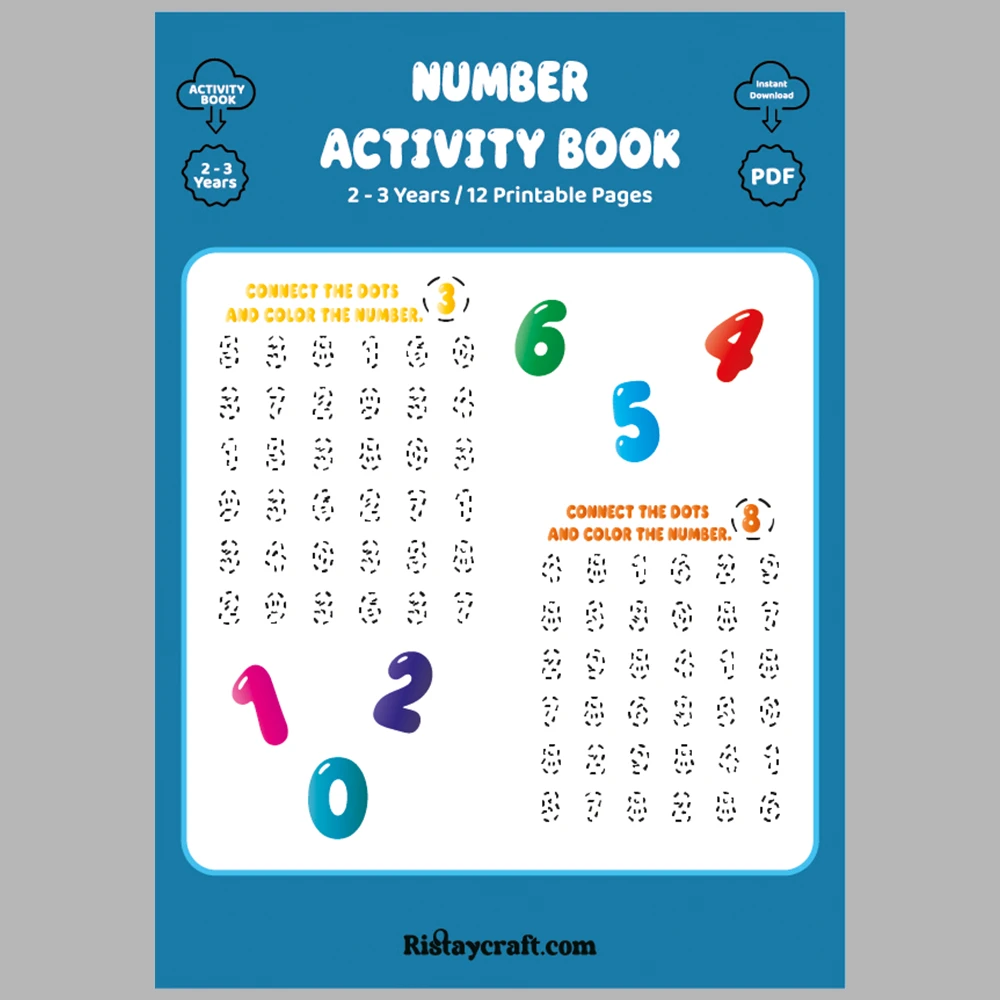 Number Activity Book – Vol. 2
