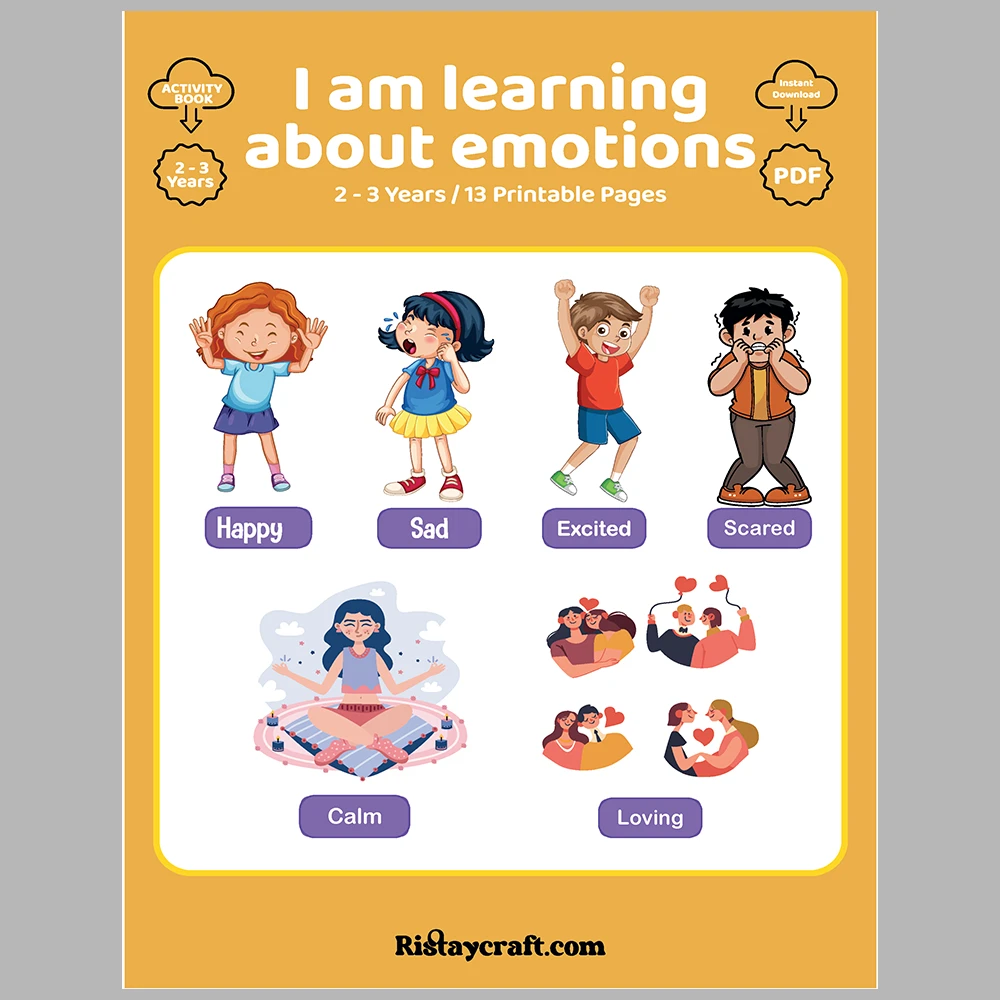 I Am Learning About Emotions – Vol. 1