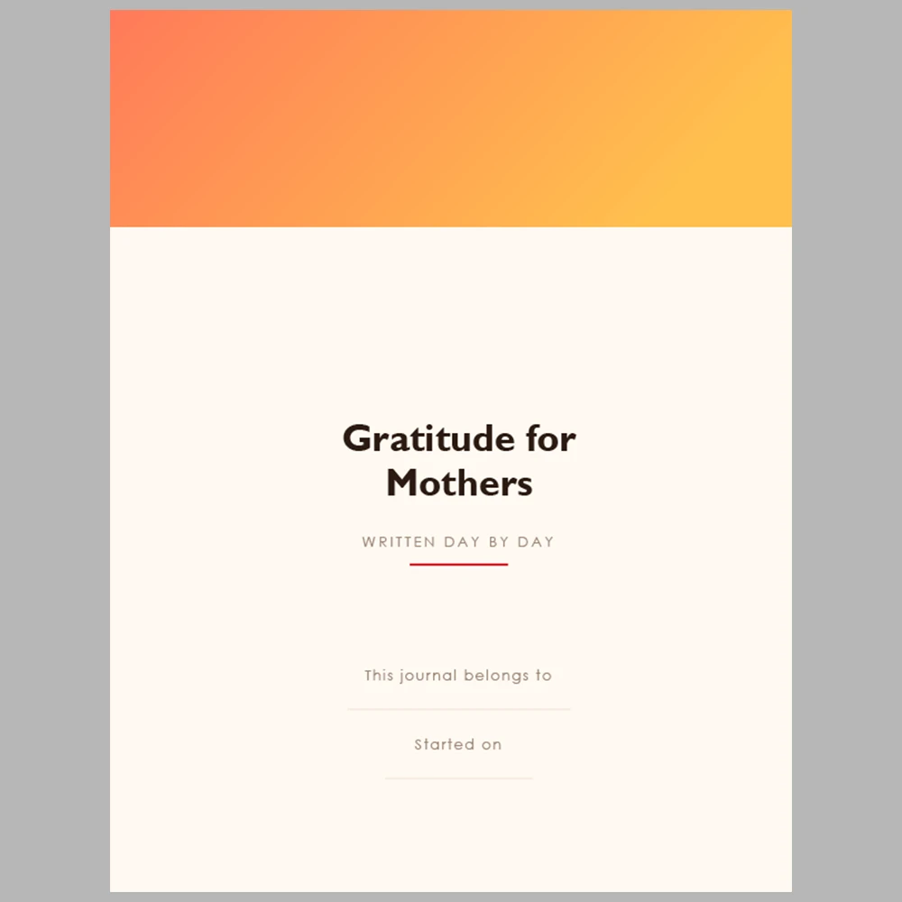 Gratitude for Mothers