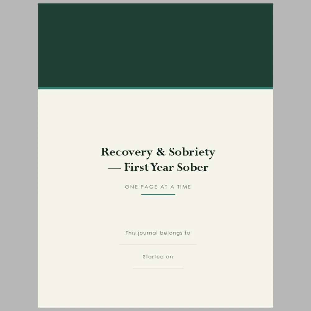 Recovery & Sobriety First Year Sober