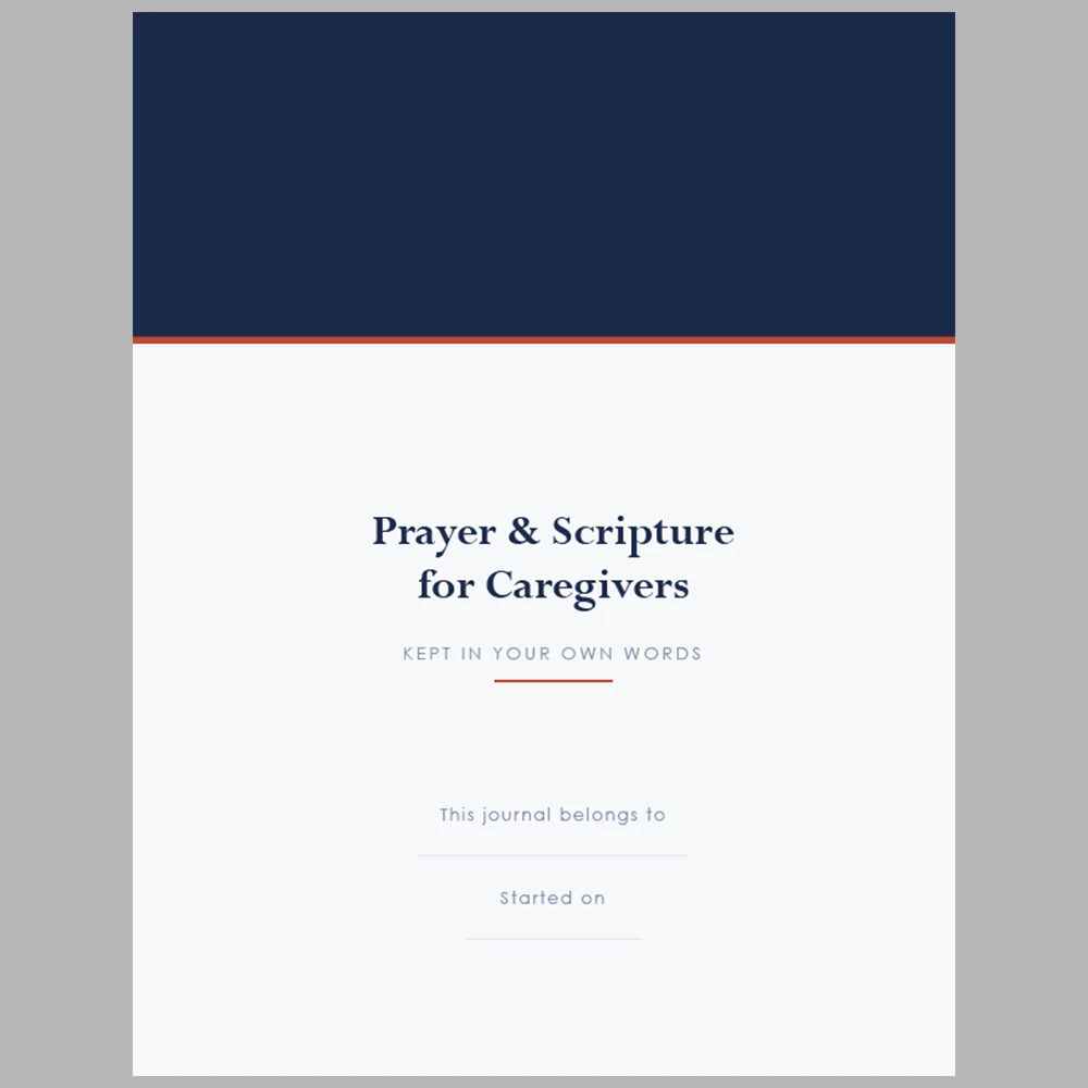 Prayer & Scripture for Caregivers
