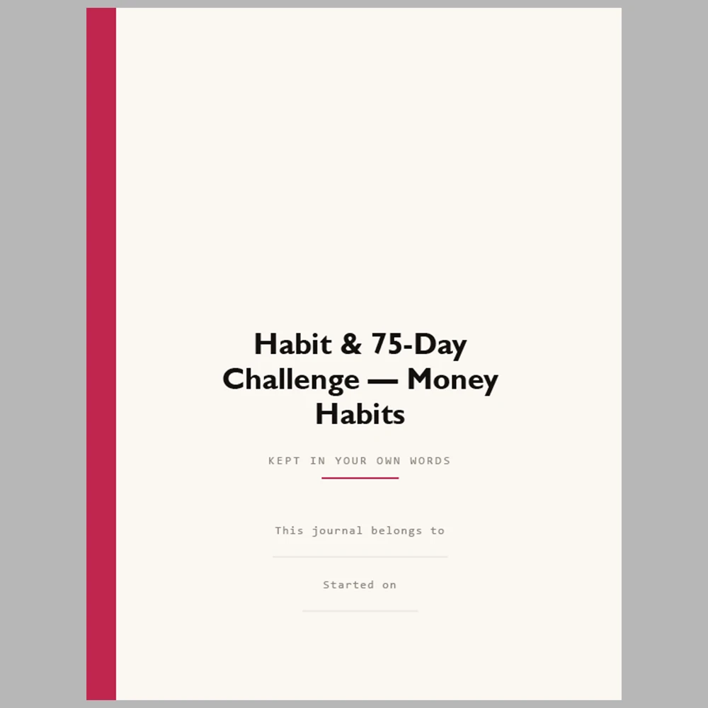 Habit & 75 Day Challenge Money Habits